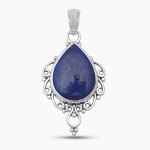 925 Sterling Silver Lapis Lazuli Pendants