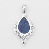 925 Sterling Silver Lapis Lazuli Pendants