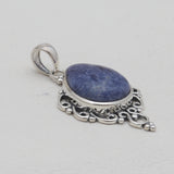 925 Sterling Silver Sodalite Pendants