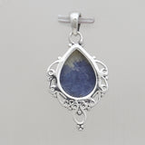 925 Sterling Silver Sodalite Pendants