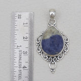 925 Sterling Silver Sodalite Pendants