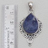 925 Sterling Silver Sodalite Pendants