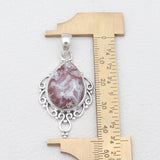 925 Silver Crazy Lace Agate Pendants