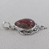 925 Silver Blue Lace Agate Pendant