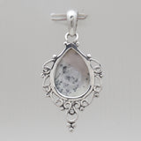 925 Sterling Silver Dendritic Opal Pendants