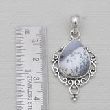 925 Sterling Silver Dendritic Opal Pendants