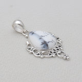 925 Sterling Silver Dendritic Opal Pendants