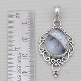 925 Sterling Silver Dendritic Opal Pendants