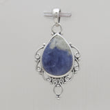 925 Sterling Silver Sodalite Pendants