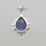 925 Sterling Silver Sodalite Pendants