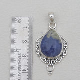 925 Sterling Silver Sodalite Pendants