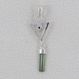 925 Starling Silver Tourmaline Pendants