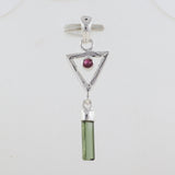 925 Starling Silver Tourmaline Pendants