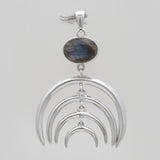 Labradorite Sterling Silver Designer Pendants