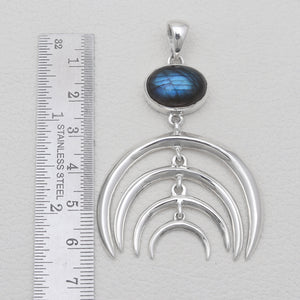 Labradorite Sterling Silver Designer Pendants