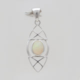 925 Sterling Silver Ethiopian Opal Pendants