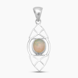 925 Sterling Silver Ethiopian Opal Pendants