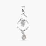 925 Sterling Silver Herkimer Quartz Pendants