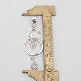 925 Sterling Silver Herkimer Quartz Pendants