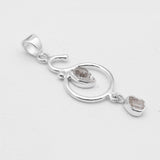 925 Sterling Silver Herkimer Quartz Pendants