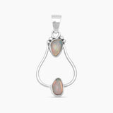 925 Silver Herkimer Quartz Pendants