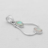 925 Silver Herkimer Quartz Pendants