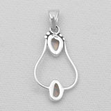 925 Silver Herkimer Quartz Pendants