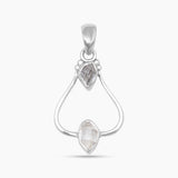 925 Silver Herkimer Quartz Pendants