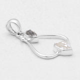925 Silver Herkimer Quartz Pendants