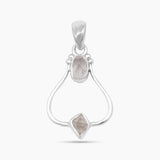 925 Silver Herkimer Quartz Pendants