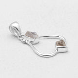 925 Silver Herkimer Quartz Pendants