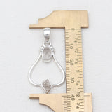 925 Silver Herkimer Quartz Pendants
