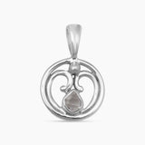 925 Silver Herkimer Quartz Pendants