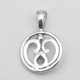 925 Silver Herkimer Quartz Pendants