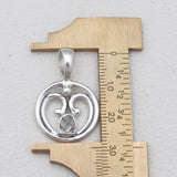 925 Silver Herkimer Quartz Pendants