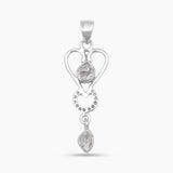 925 Silver Herkimer Quartz Pendants