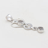 925 Silver Herkimer Quartz Pendants