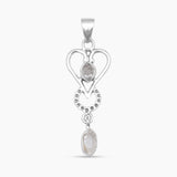 925 Silver Herkimer Quartz Pendants