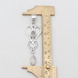 925 Silver Herkimer Quartz Pendants