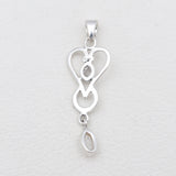 925 Silver Herkimer Quartz Pendants