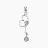Herkimer Quartz Silver Pendants