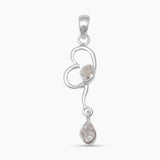 Herkimer Quartz Silver Pendants