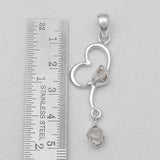 Herkimer Quartz Silver Pendants