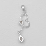 Herkimer Quartz Silver Pendants