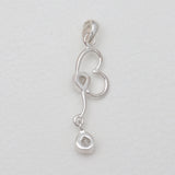 Herkimer Quartz Silver Pendants