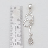 Herkimer Quartz Silver Pendants