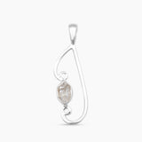 925 Silver Herkimer Quartz Pendants