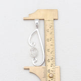 925 Silver Herkimer Quartz Pendants