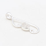 925 Silver Herkimer Quartz Pendants