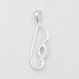 925 Silver Herkimer Quartz Pendants